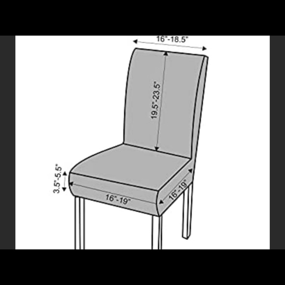 🍋 gray chair cover $6 or 3/$10 - Picture 6 of 6